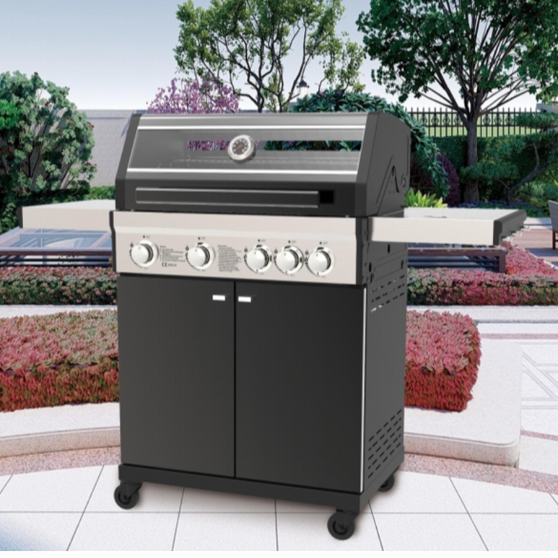贅沢な屋外の庭ガスBBQグリル