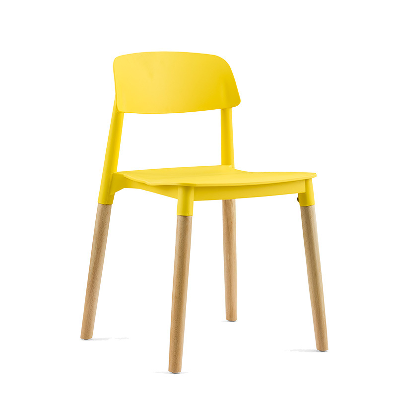 卸売品質の椅子家具木製ダイニングチェアプラスチックレザークッショントロピカルダイニングチェア