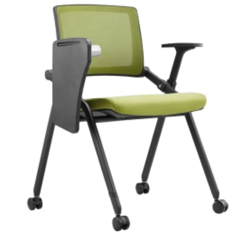 2022快適なプラスチック学生学校のトレーニング椅子タブレットアーム人間工学に基づいた椅子